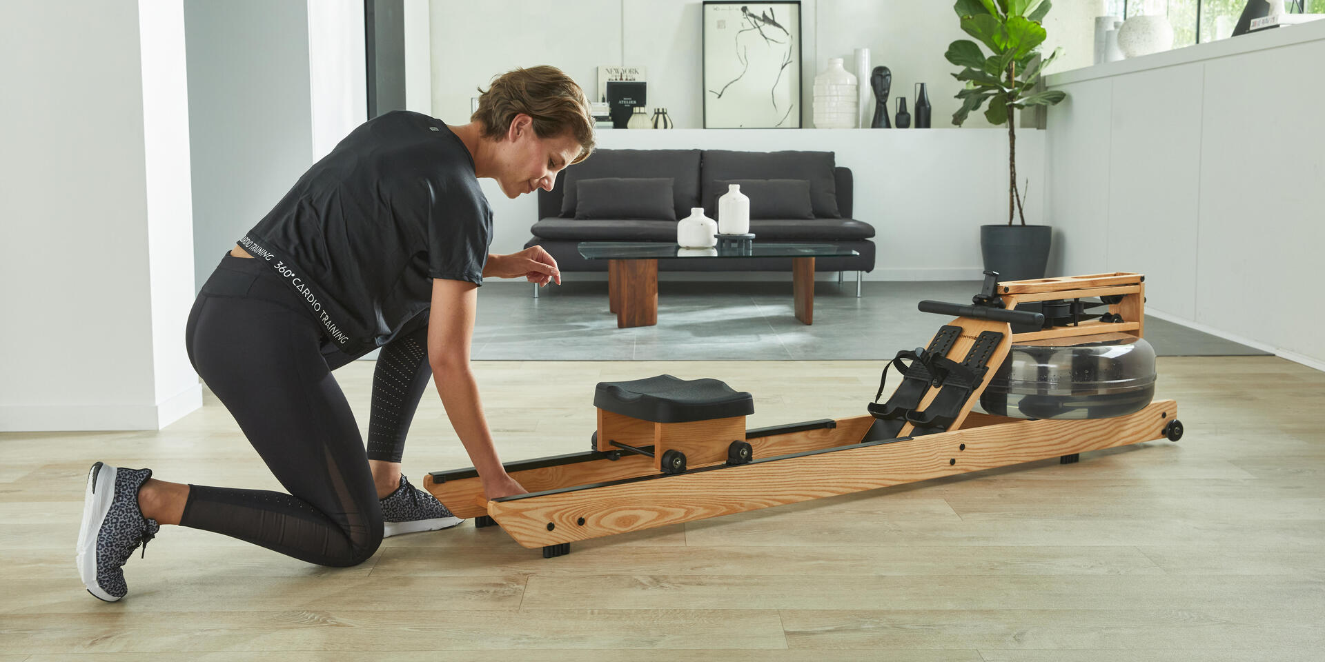 rameur et course à pied