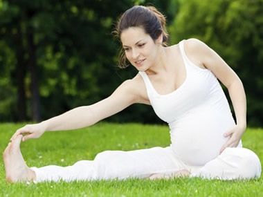 course a pied femme enceinte