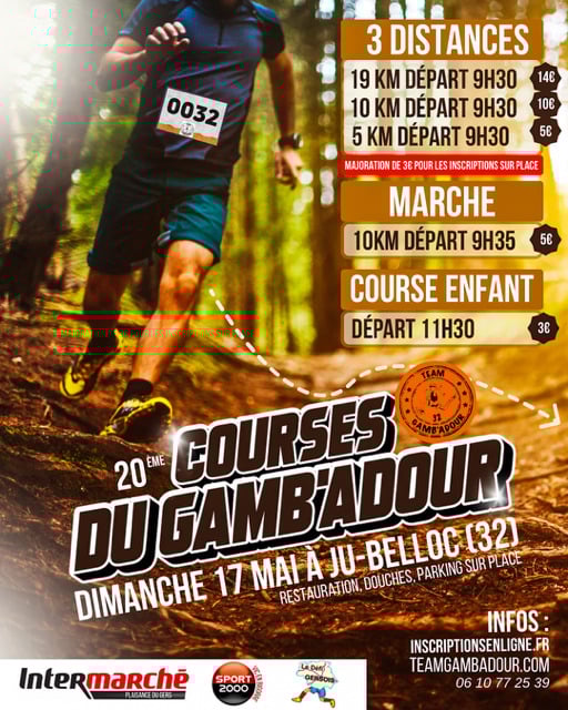 course à pied inscription