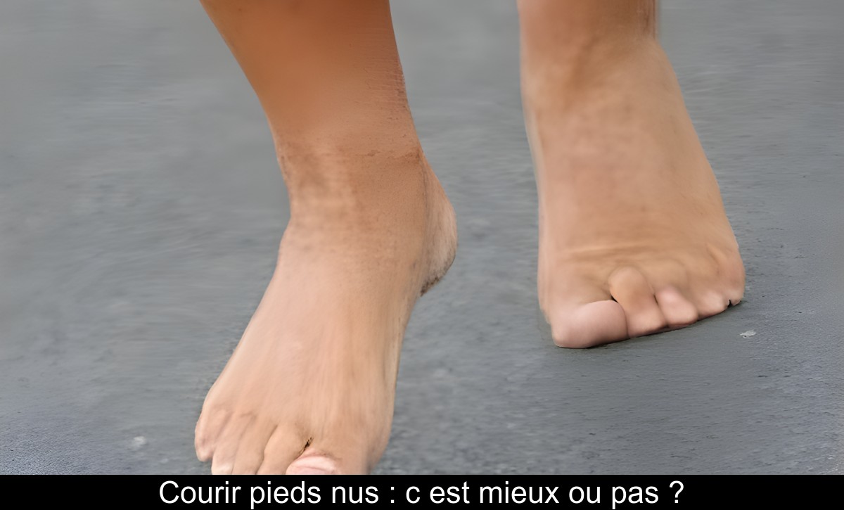 courir pieds nus