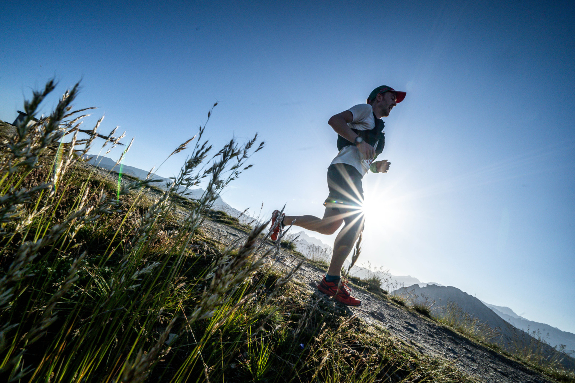 course a pied en montagne